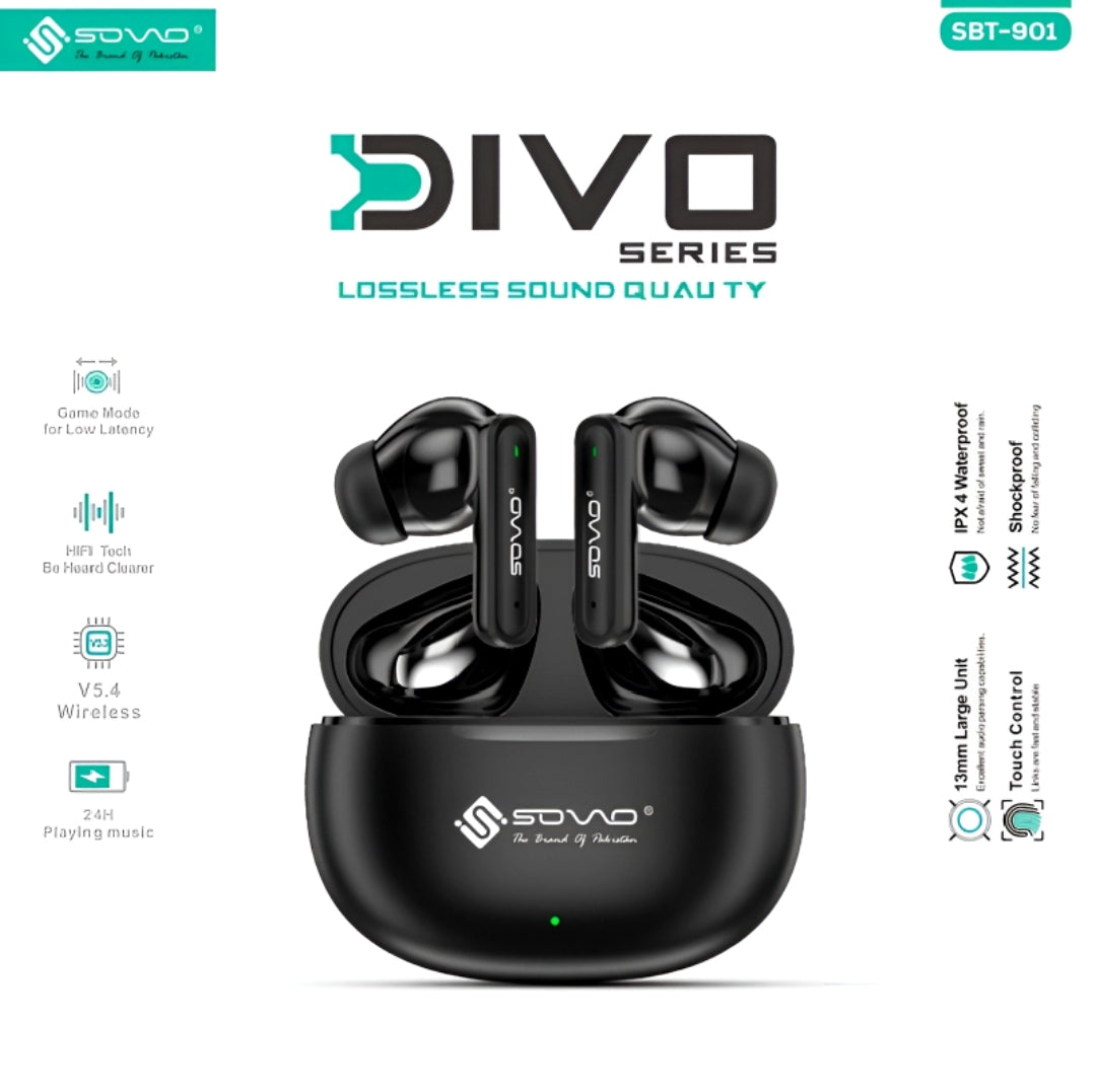 SOVO DIVO 901 | BT 5.4 | ANC | 24H Playtime
